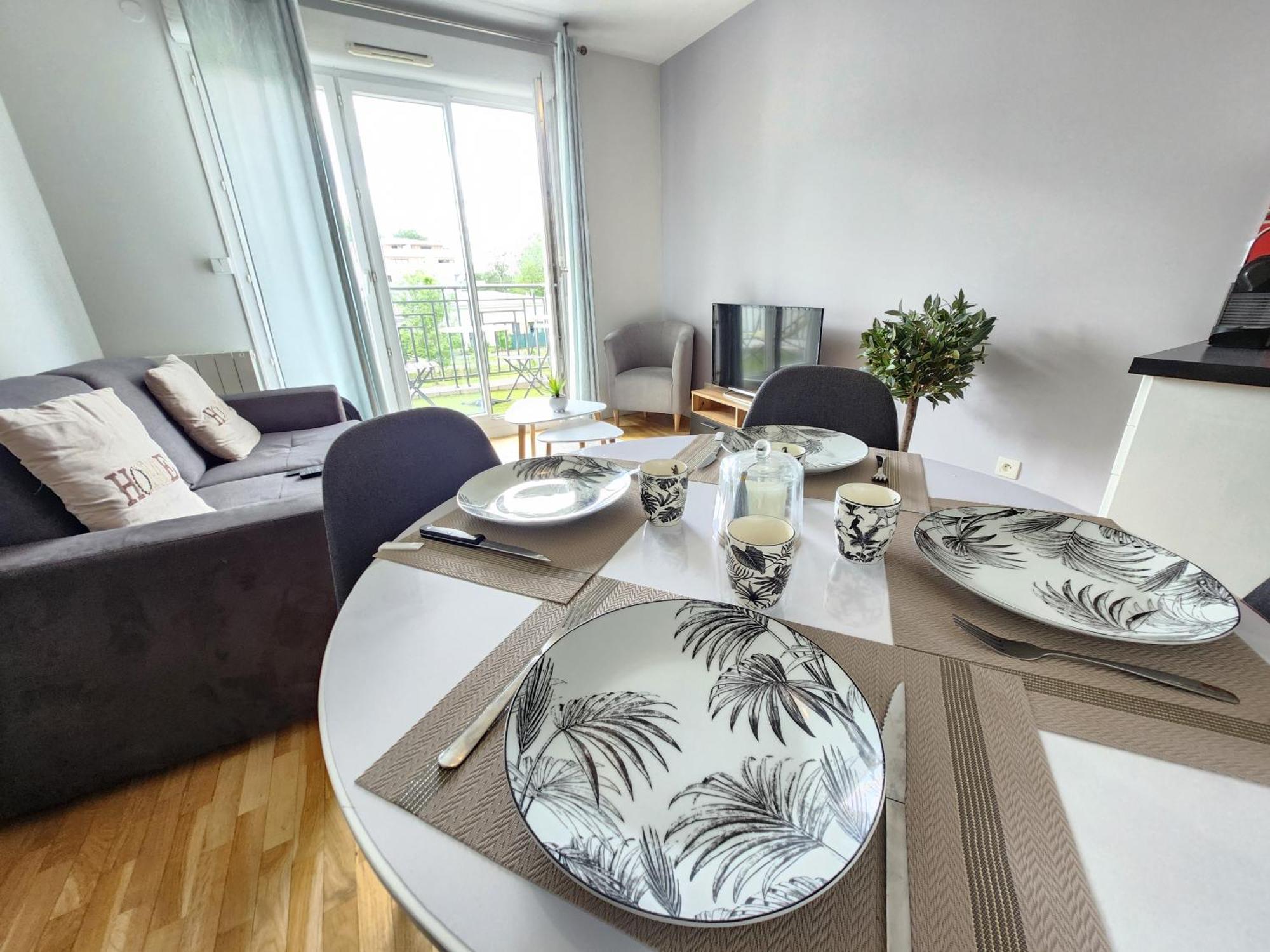 Appartement, Balcon, Parking, 5' Disneyland Montévrain Dış mekan fotoğraf